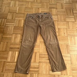 Bonobos straight leg corduroy 34/32 khaki